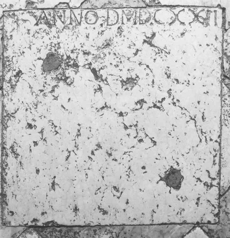 lapide, frammento - ambito veneto (primo quarto sec. XVII)