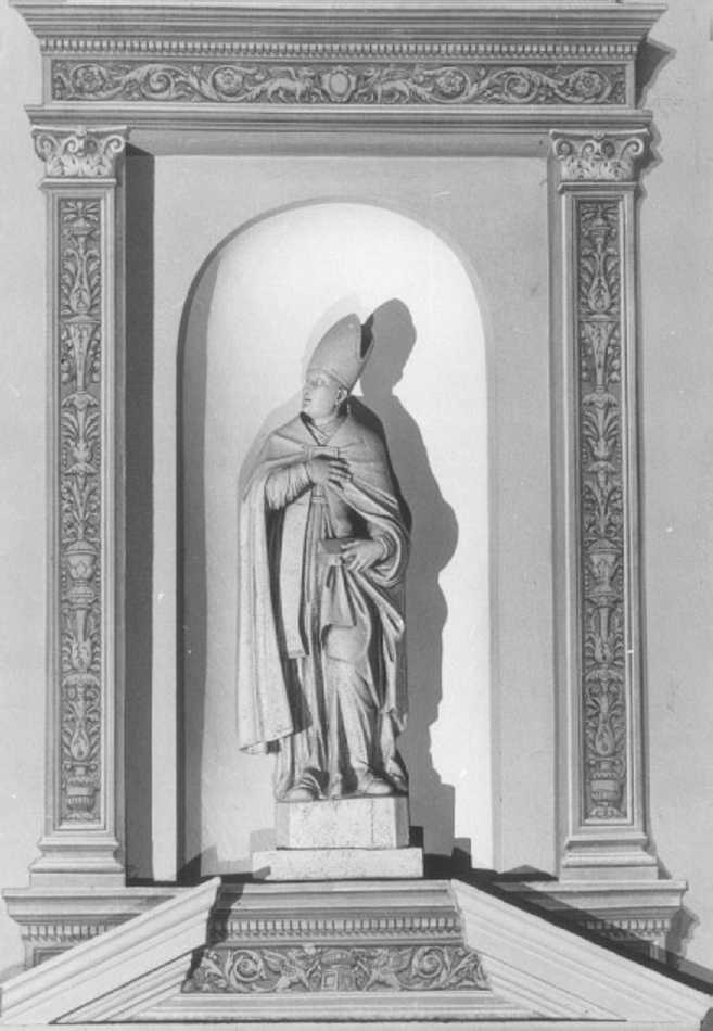Santo vescovo (statua) - ambito veronese (sec. XVIII)