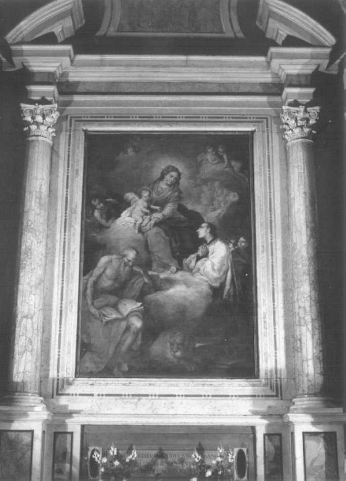 Madonna con Bambino e Santi (dipinto) di Ugolini Agostino (sec. XIX)