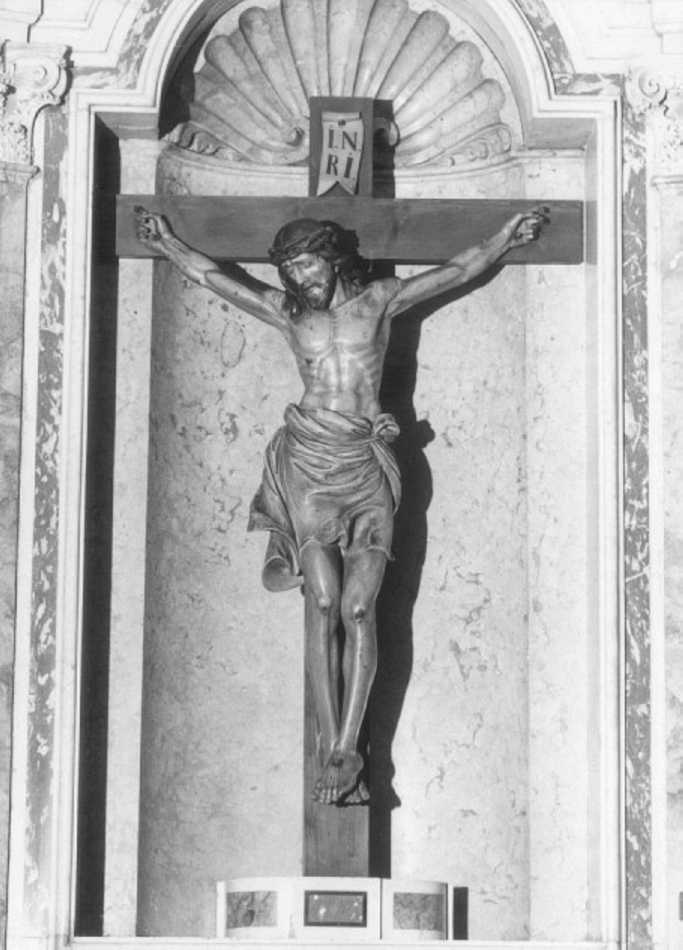 Cristo crocifisso (scultura) di Ditta Ortisei (sec. XX)