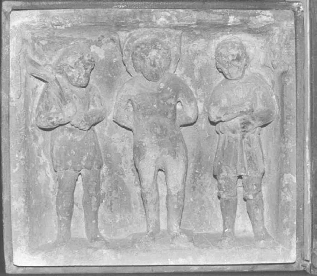 flagellazione di Cristo (rilievo) - ambito veronese (sec. XIV)