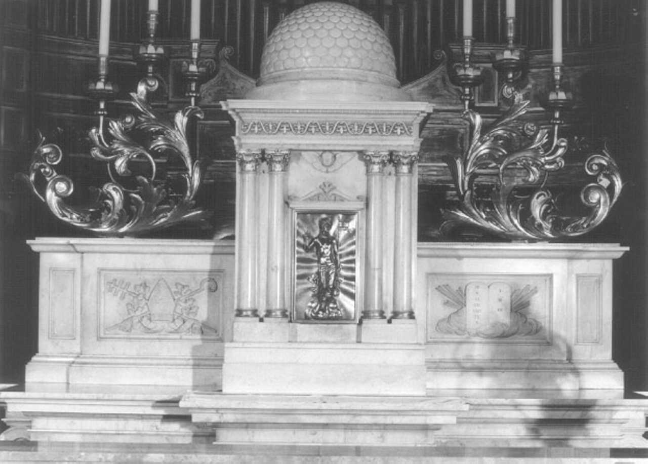 tabernacolo - a frontale architettonico - ambito veronese (sec. XIX)