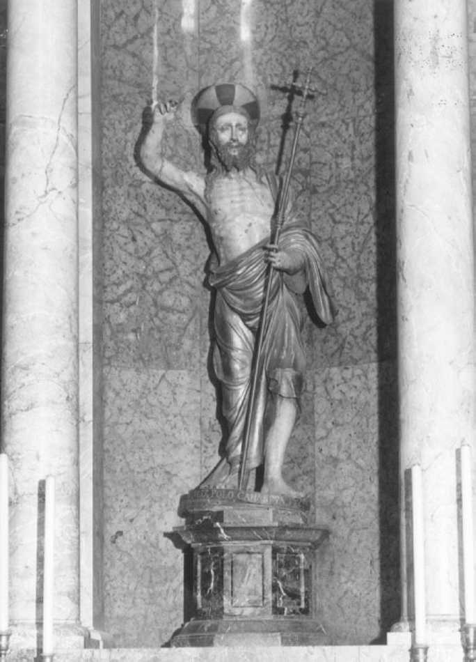 Cristo redentore benedicente (scultura) di Cahanpsa Polo (sec. XVI)