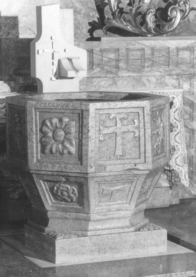 fonte battesimale - ambito veronese (sec. XV)
