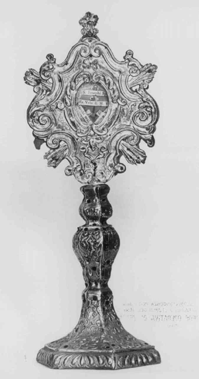 reliquiario-ostensorio - ambito veronese (ultimo quarto sec. XVIII)