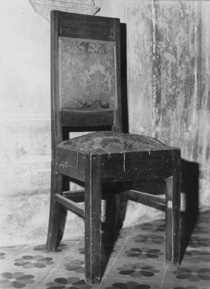 sedia - ambito veronese (seconda metà sec. XIX)