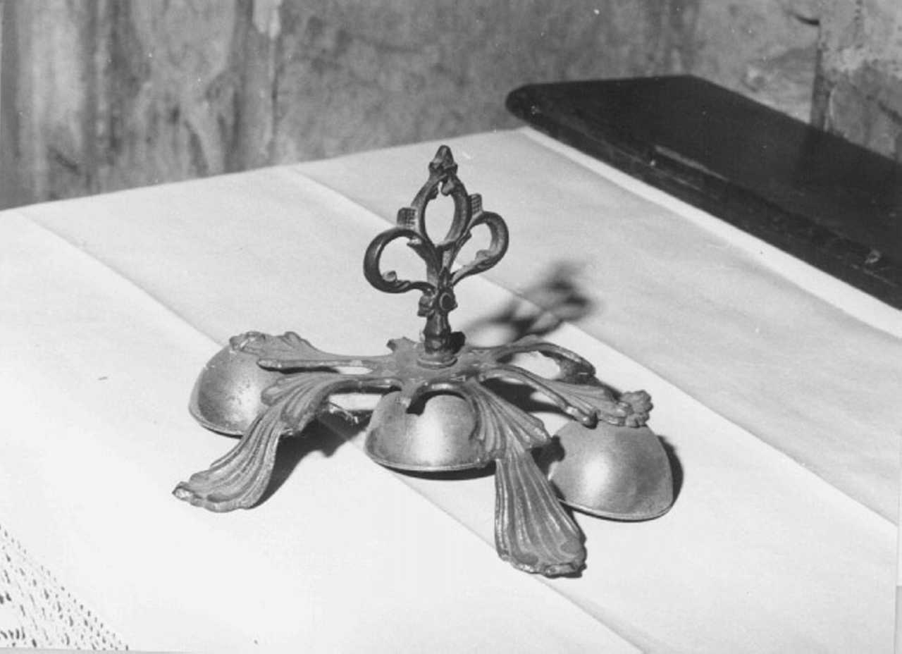 campanello d'altare multiplo - ambito veneto (inizio sec. XX)