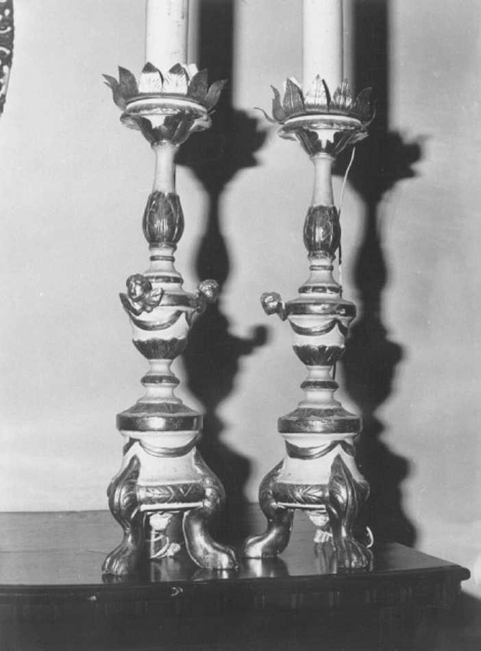 candeliere - ambito veneto (sec. XVIII)