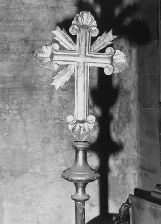 croce processionale - ambito veneto (ultimo quarto sec. XIX)