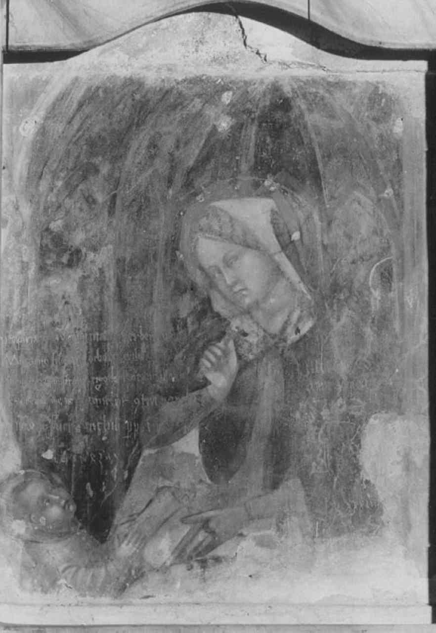 Madonna con Bambino (dipinto) di Arvari Ranuccio (attribuito) (prima metà sec. XV)