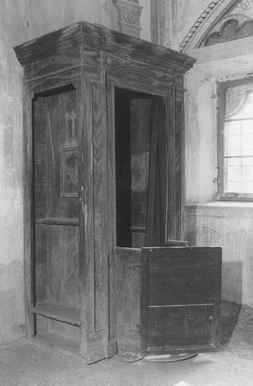 confessionale - ambito veronese (sec. XIX)