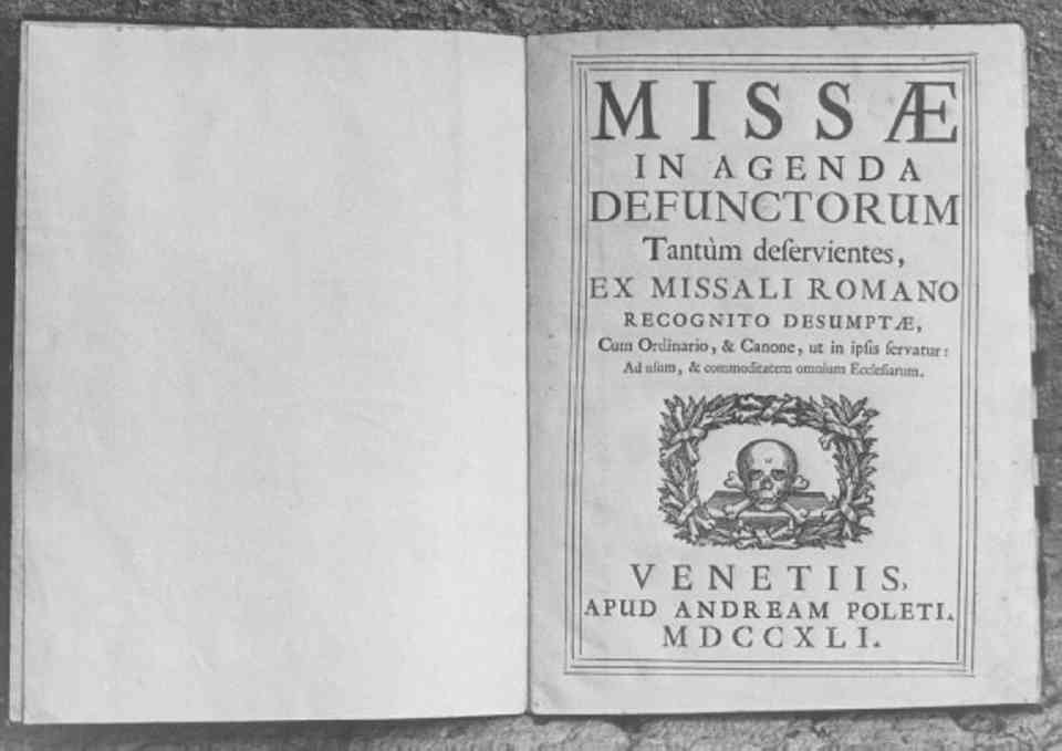 libretto di Poleti Andrea (sec. XVIII)