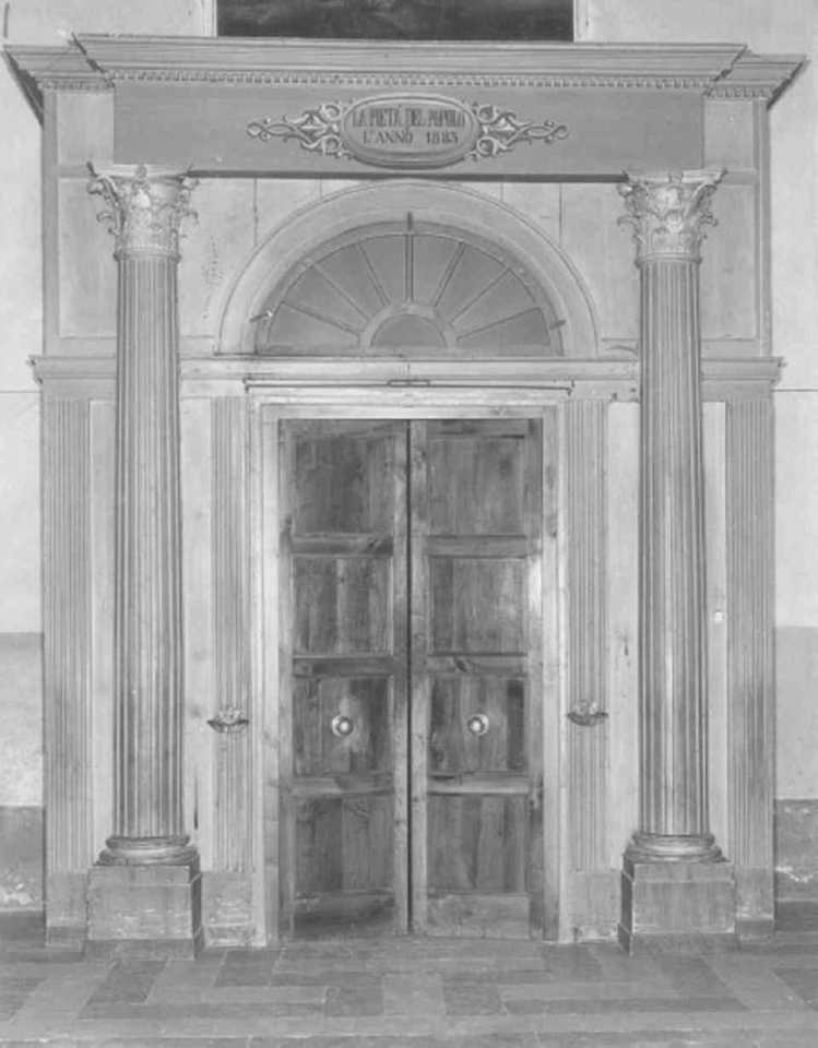 portale - ambito veneto (primo quarto sec. XIX)