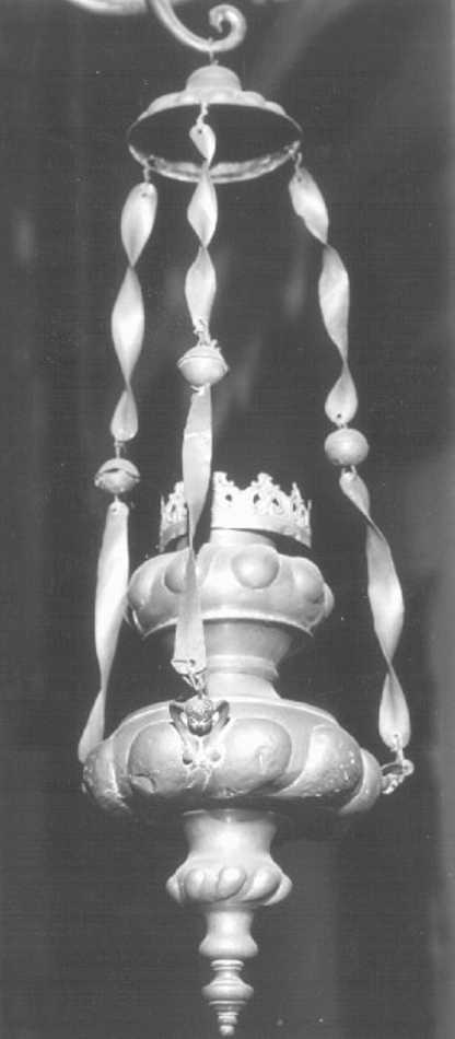 lampada pensile - ambito veneto (prima metà sec. XIX)