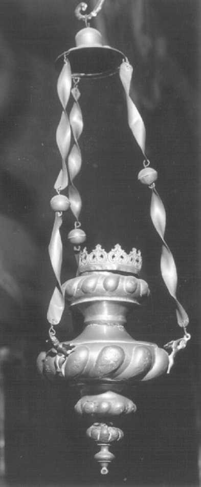 lampada pensile - ambito veneto (prima metà sec. XIX)