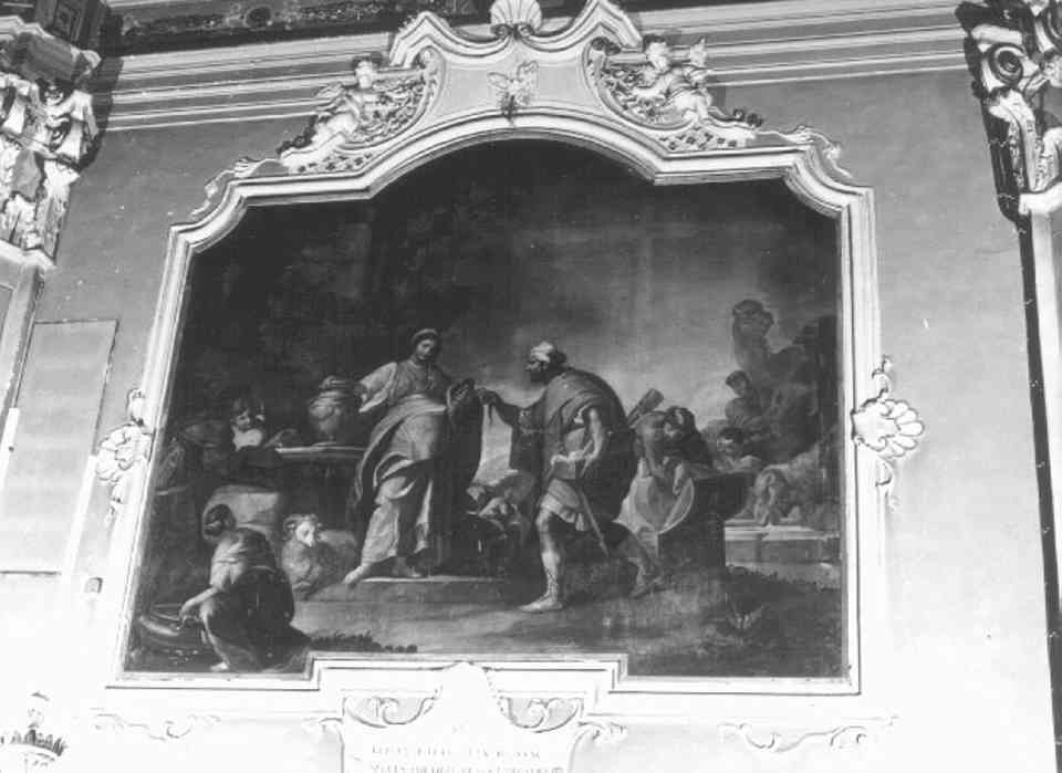 Rebecca al pozzo (dipinto) di Boscaratti Felice (sec. XVIII)