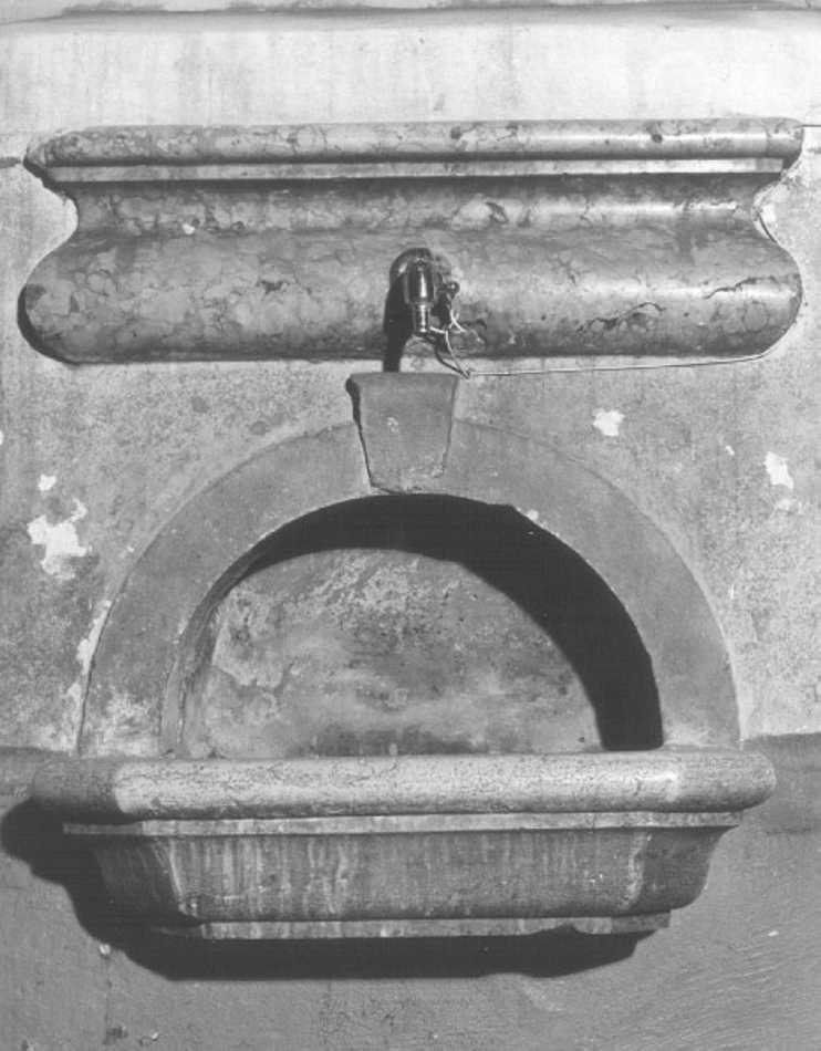 lavabo da sacrestia - ambito veneto (ultimo quarto sec. XVIII)
