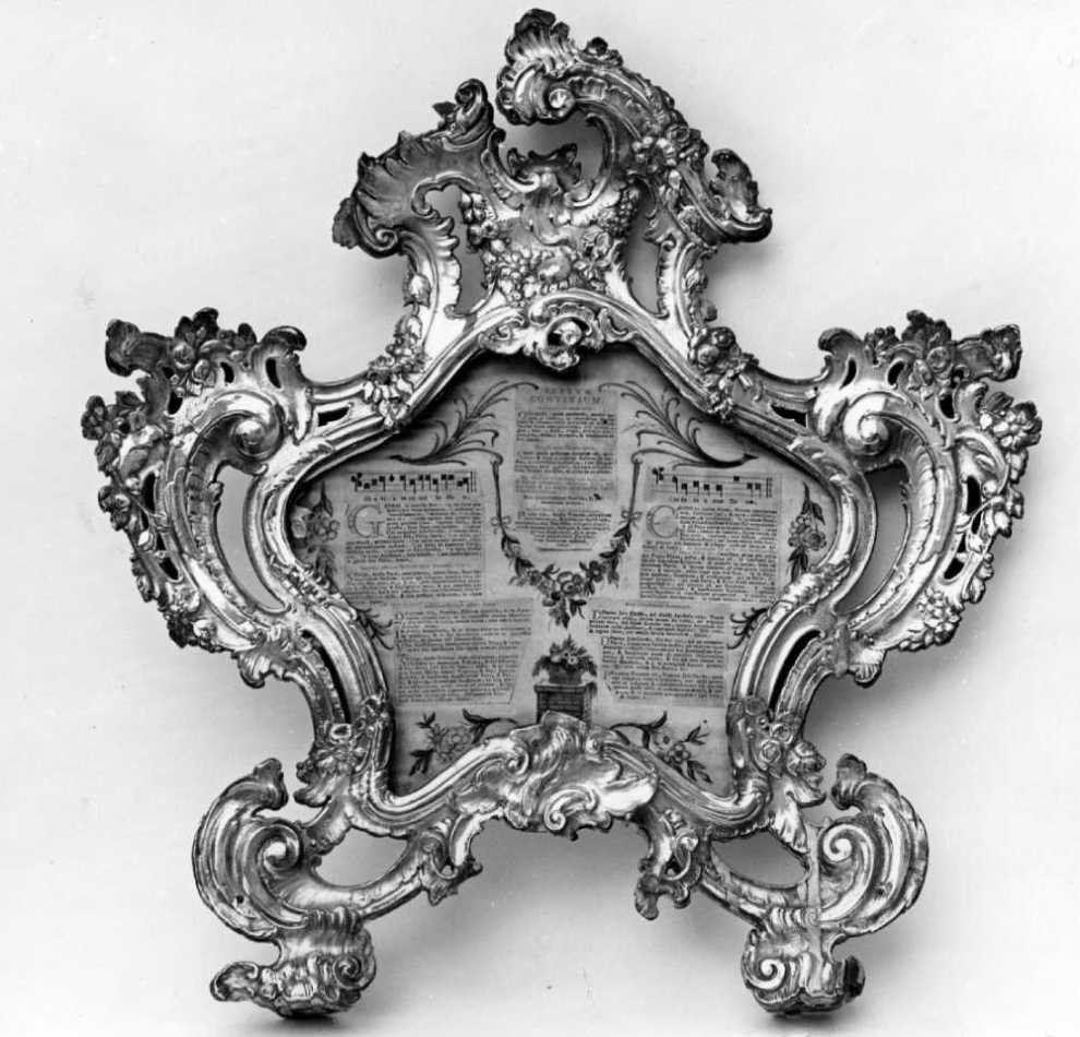 cartagloria - ambito veneziano (secondo quarto sec. XVIII)