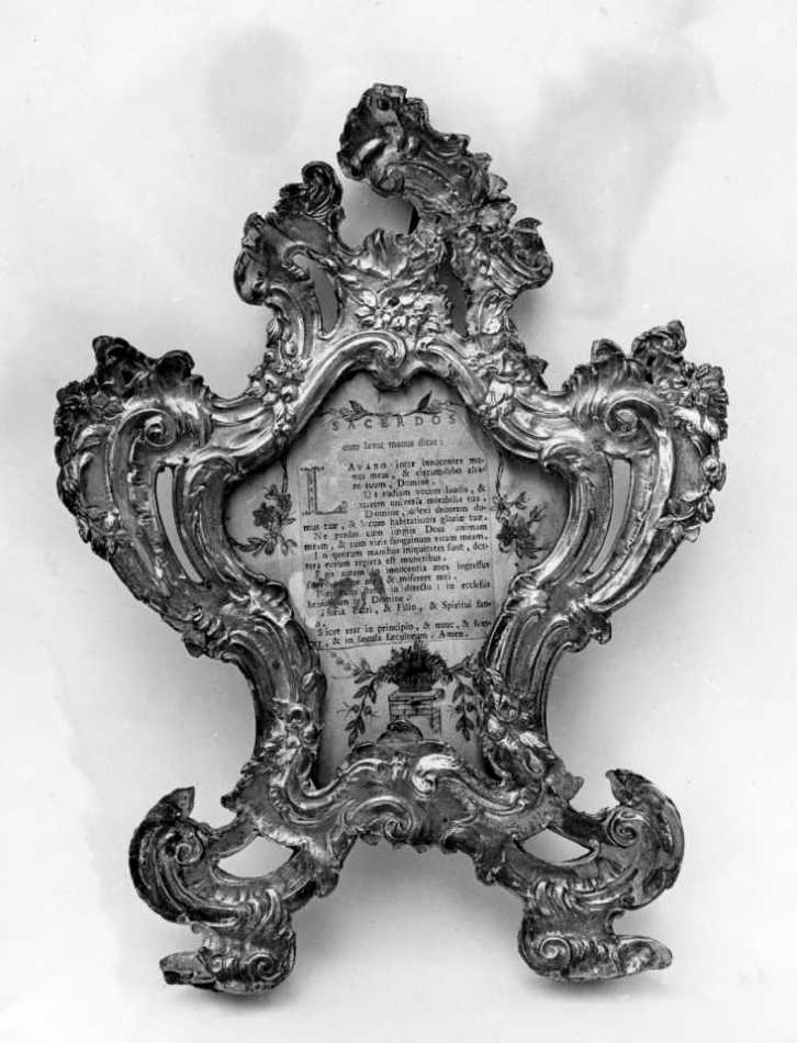 cartagloria - ambito veneziano (secondo quarto sec. XVIII)