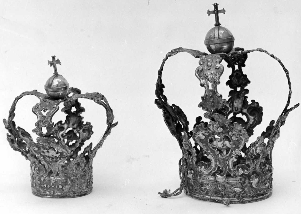 corona da statua, serie - ambito veneto (terzo quarto sec. XVIII)