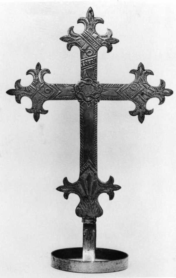 croce processionale - ambito veneto (ultimo quarto sec. XIX)