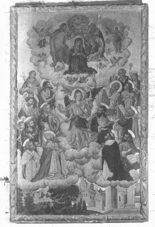 Madonna in gloria (dipinto) di Vivarini Bartolomeo (sec. XV)