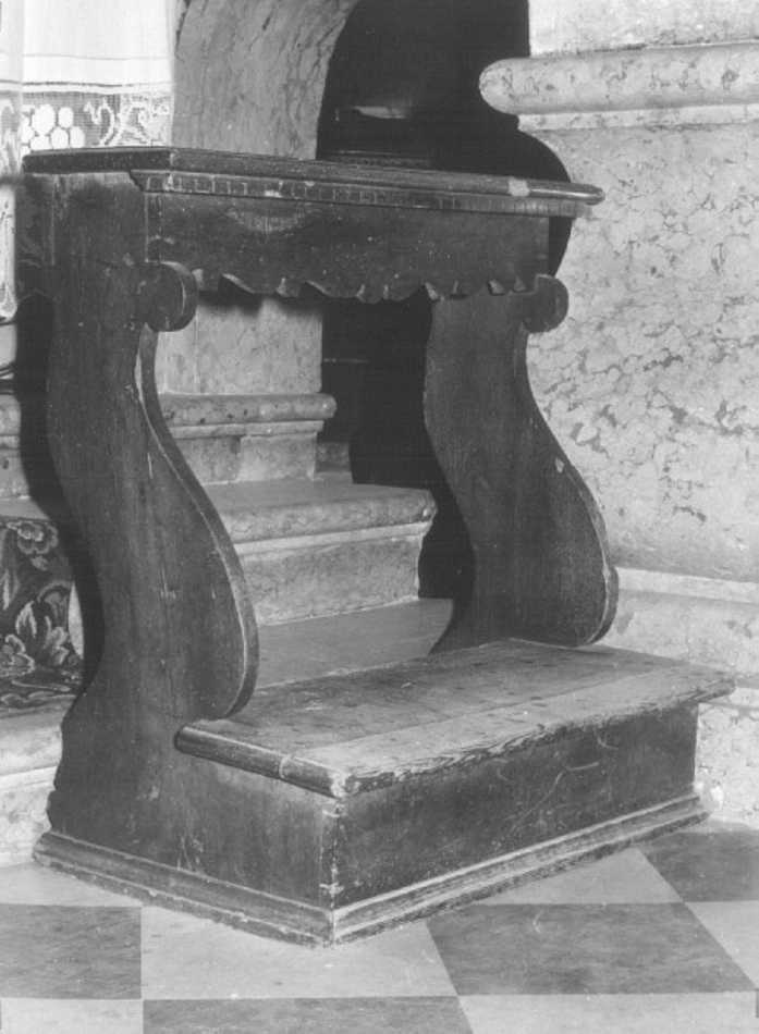 inginocchiatoio - ambito veronese (sec. XVIII)