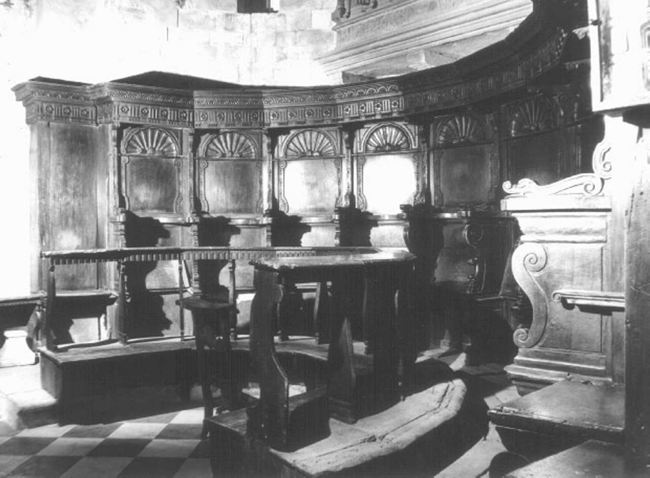 stalli del coro - ambito veronese (sec. XV)