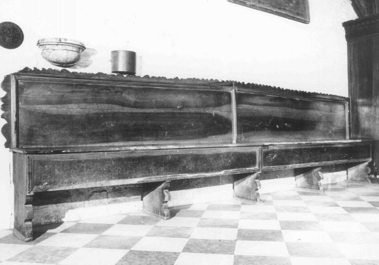 panca - ambito veronese (sec. XVII)