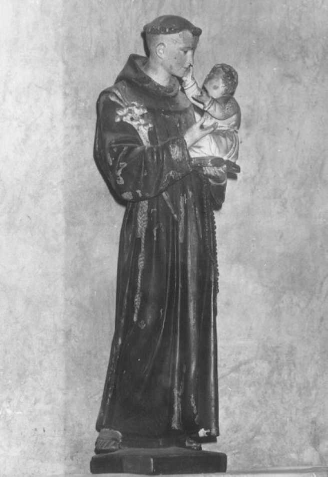 Sant'Antonio da Padova con il bambino (statua) - ambito veneto (sec. XIX)