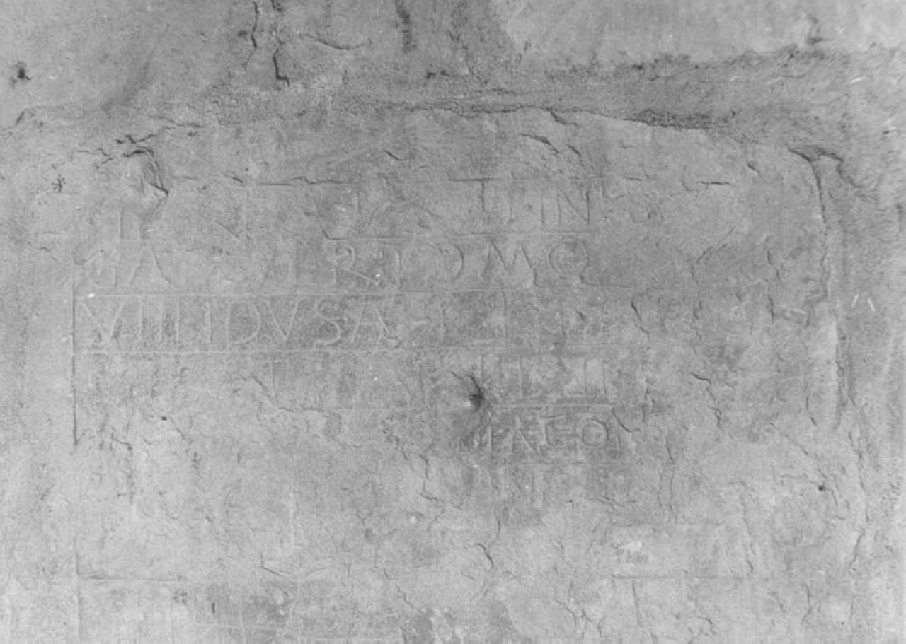 lapide - ambito veneto (secc. IV/ VII)