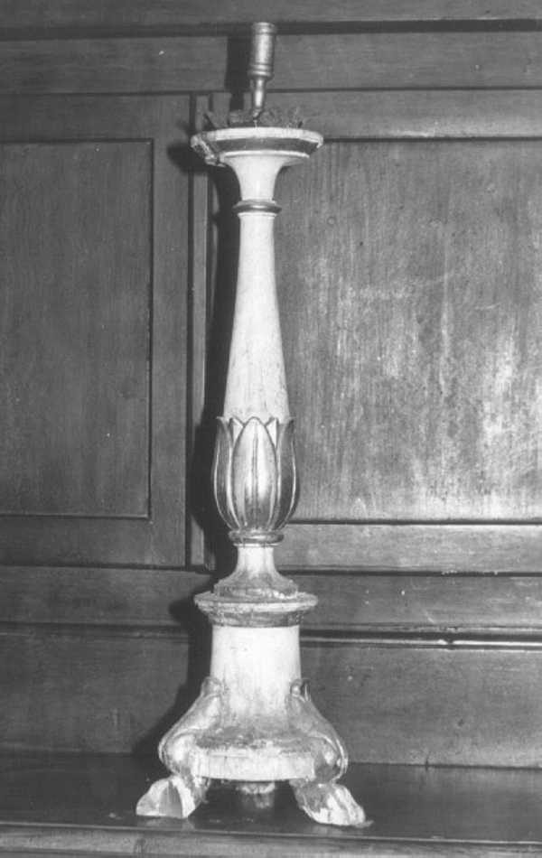 candelabro - ambito veronese (prima metà sec. XVIII)