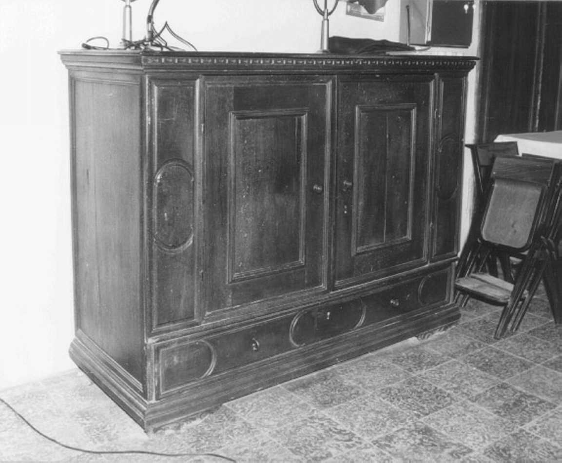 credenza - ambito veronese (inizio sec. XVII)