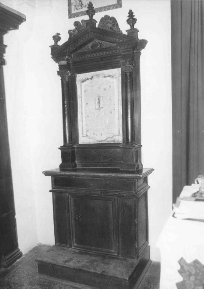 inginocchiatoio - ambito veronese (sec. XVII)