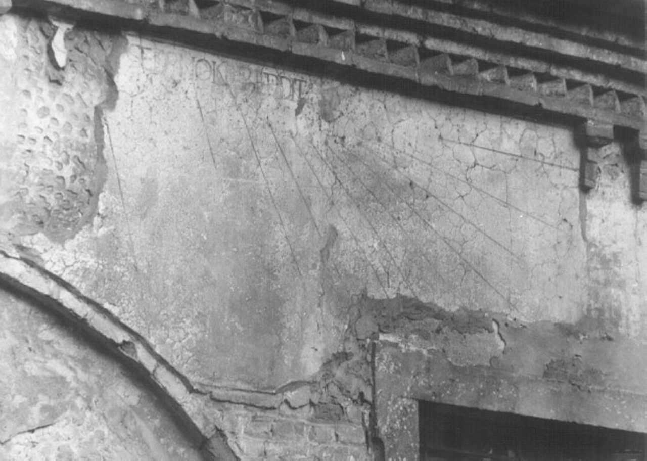 meridiana (dipinto, frammento) - ambito veneto (sec. XV)