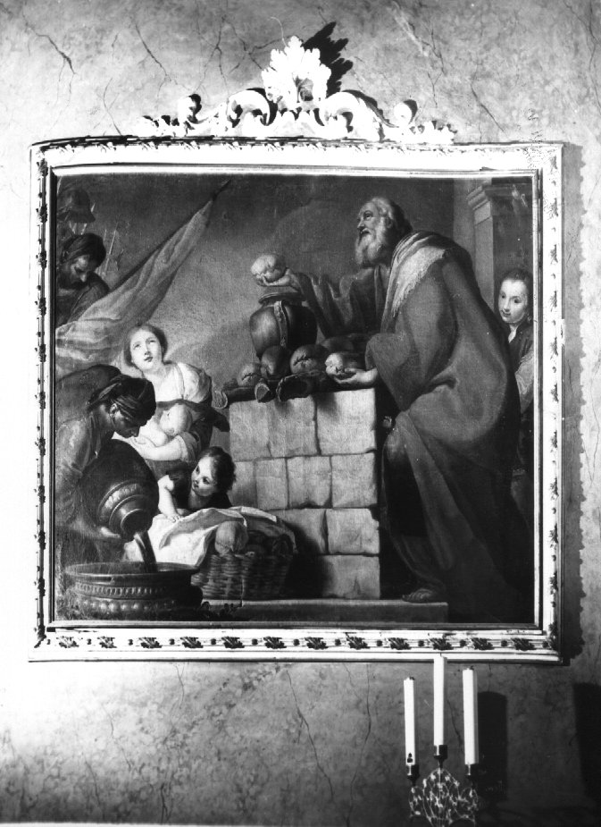 Sacrificio di Melchisedech (dipinto) di Boscaratti Felice (sec. XVIII)