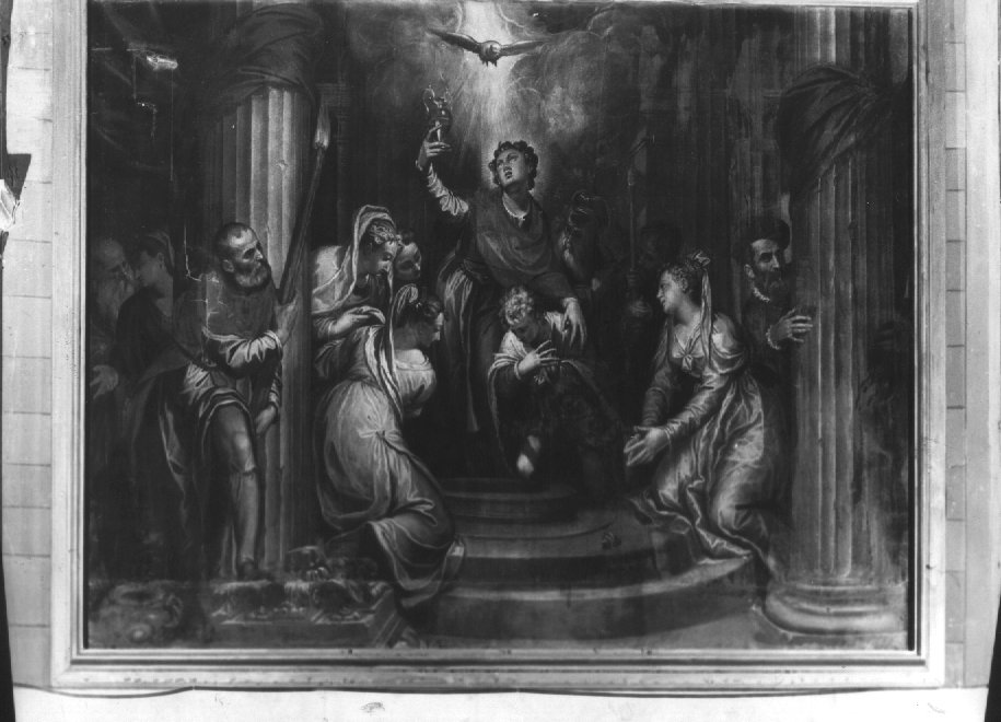 Battesimo di San Nazaro (dipinto) di Farinati Paolo (ultimo quarto sec. XVI)