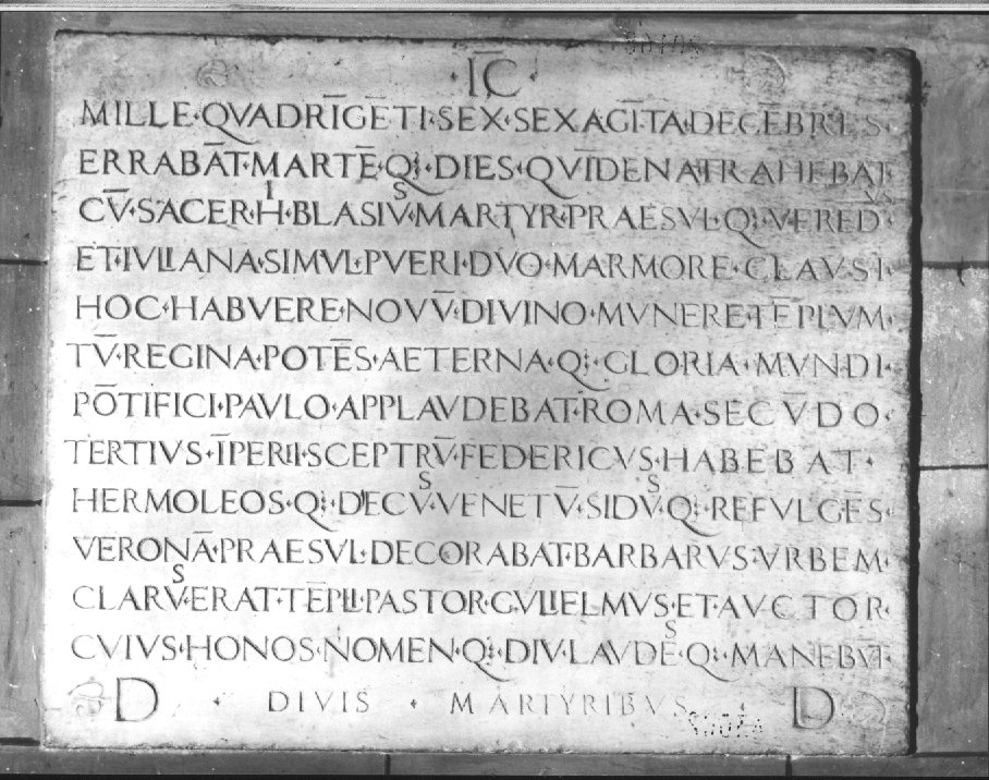 lapide - ambito veneto (sec. XV)