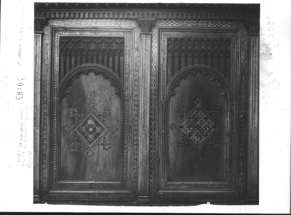 decorazione a intarsio - ambito veneto (sec. XV)