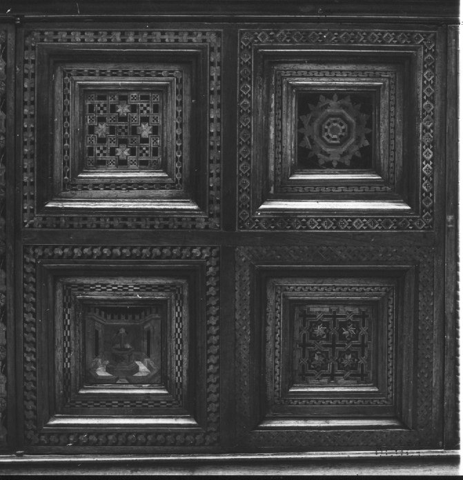 decorazione a intarsio - ambito veneto (sec. XV)