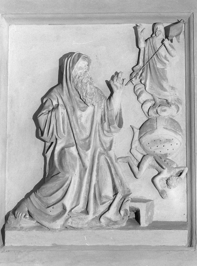 Isaia (rilievo, elemento d'insieme) di Zajec (Saitz) Valentino (sec. XIX)