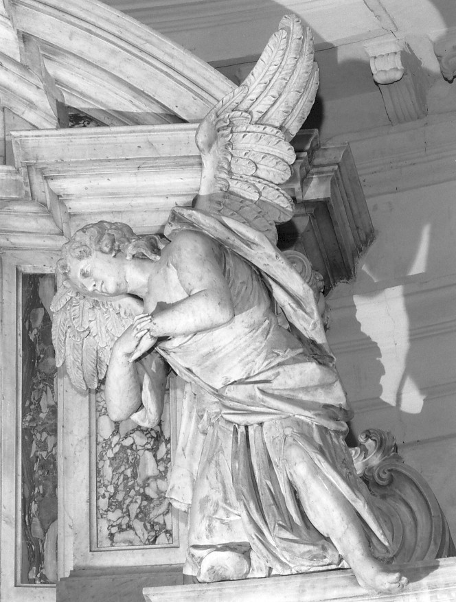 angelo orante (statua, serie) - bottega veneta (sec. XVIII)