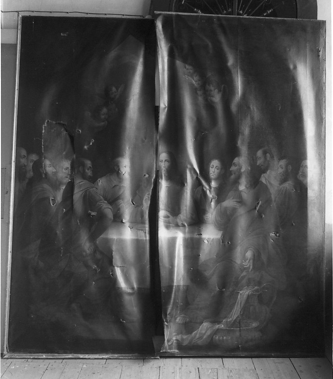 ultima cena (dipinto) - ambito veneto (seconda metà sec. XVIII)