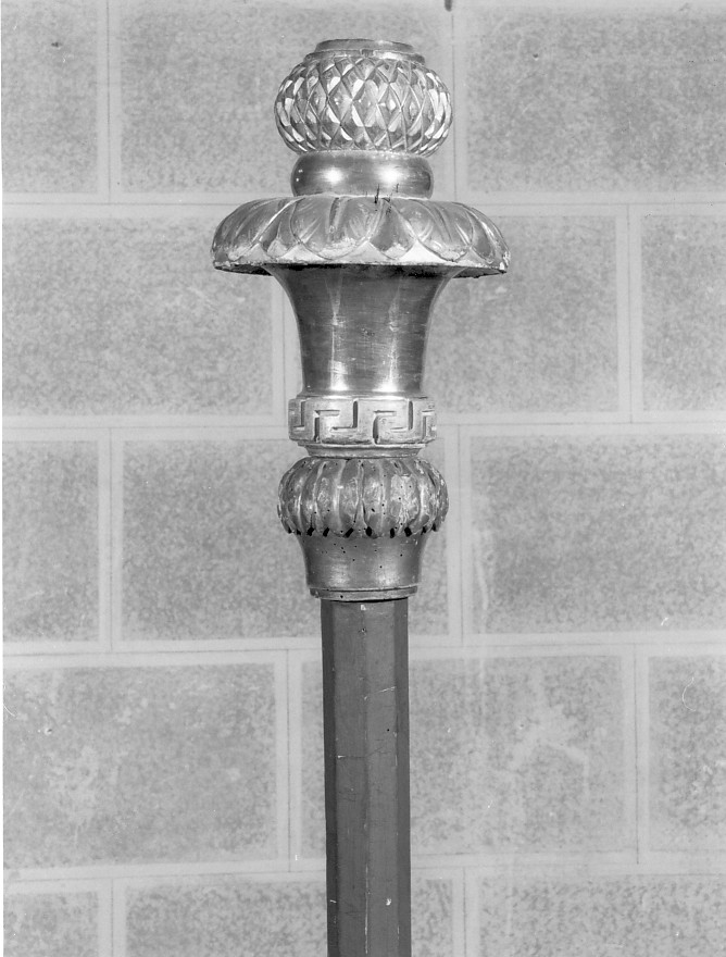 mazza processionale - ambito veneto (sec. XIX)