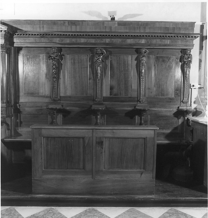 stalli del coro - ambito veneto (ultimo quarto sec. XIX)