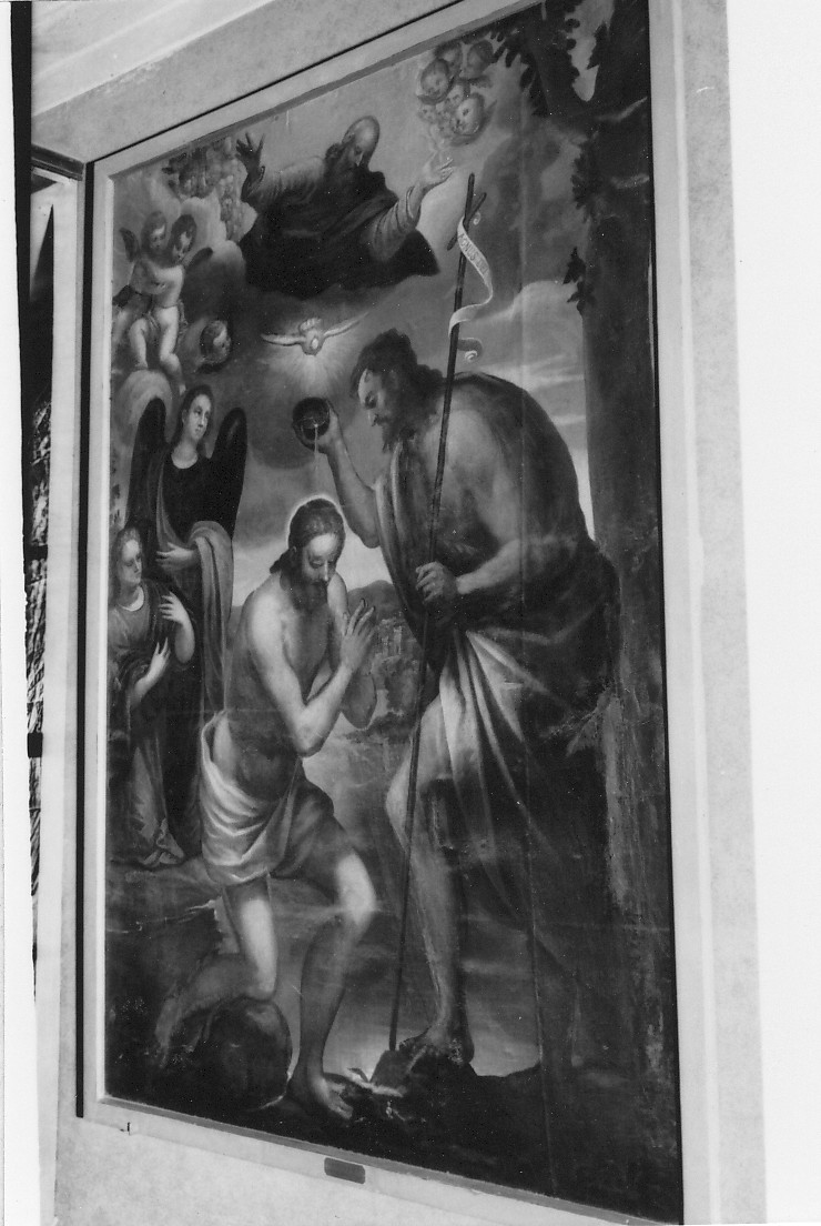 battesimo di Cristo (dipinto) di Maganza Alessandro (sec. XVII)