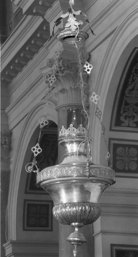 lampada pensile - ambito veneto (prima metà sec. XIX)