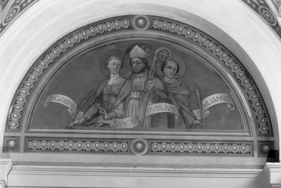 Santi (dipinto) di Chini Tito (sec. XX)