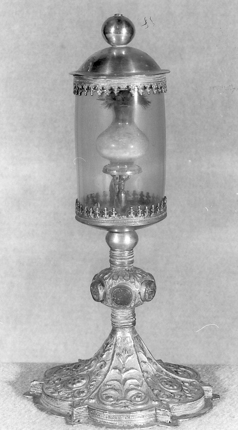 fiala di pellegrinaggio - ambito veneto (sec. XV)