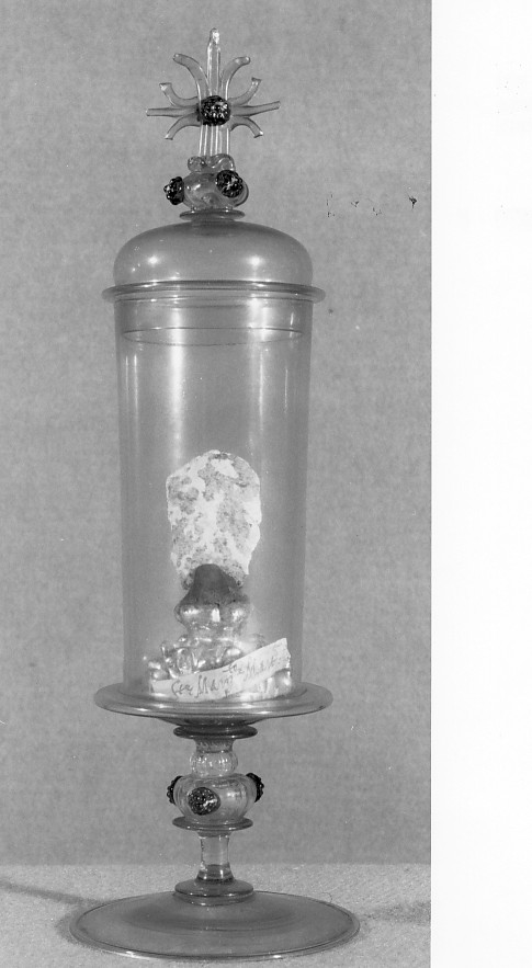 fiala di pellegrinaggio - bottega veneziana (sec. XVII)